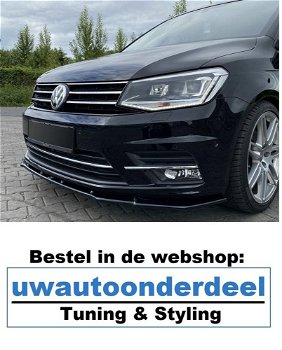 Maxton Design Vw Caddy Spoiler Voorspoiler Achterklep - 0