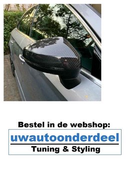Audi A3 S3 RS3 Carbon Look Spiegel Spiegelkappen - 0