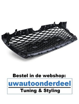Audi A5 Grill Hoogglans Zwart RS5 Look Tsi Tdi - 5