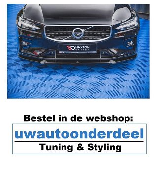 Maxton Design Volvo S60 MK3 R Spoiler Lip Splitter - 0