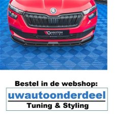 Maxton Design Skoda Kamiq Spoiler Splitter Lip Tsi Tdi