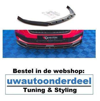 Maxton Design Skoda Kamiq Spoiler Splitter Lip Tsi Tdi - 3