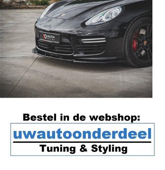 Maxton Design Porsche Panamera Turbo Spoiler Lip - 3