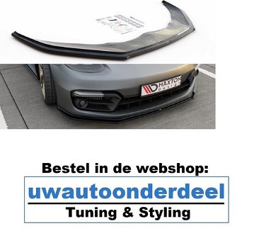 Maxton Design Porsche Panamera Turbo 971 Spoiler Lip - 0