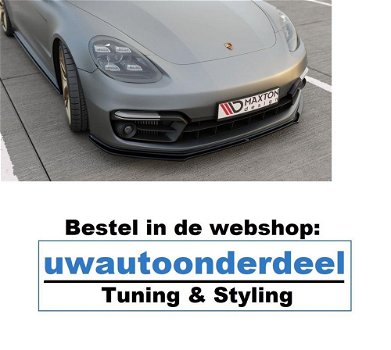 Maxton Design Porsche Panamera Turbo 971 Spoiler Lip - 1