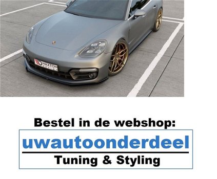 Maxton Design Porsche Panamera Turbo 971 Spoiler Lip - 2