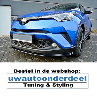 Maxton Design Toyota CHR CH-R Spoiler Lip Splitter Tuning - 0