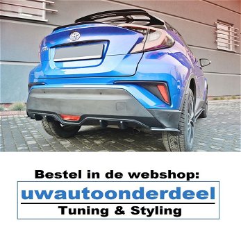 Maxton Design Toyota CHR CH-R Spoiler Lip Splitter Tuning - 5