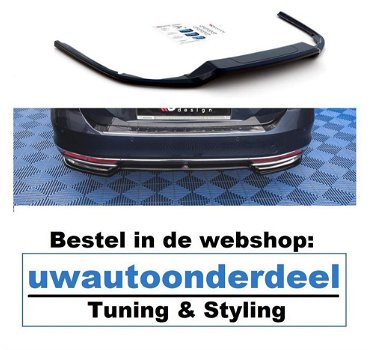 Maxton Vw Passat B8 Variant Spoiler Lip Splitter - 1