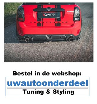 Maxton Mini Countryman F60 JCW Works Spoiler Lip Splitter - 2