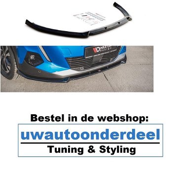 Maxton Design Peugeot 2008 Spoiler Lip Splitter - 3