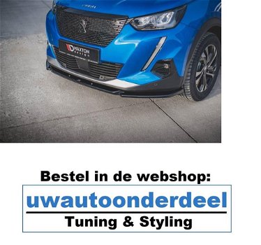 Maxton Design Peugeot 2008 Spoiler Lip Splitter - 5