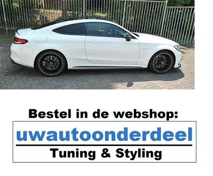 Maxton Design Mercedes C63 AMG Coupe Spoiler Lip Splitter - 4