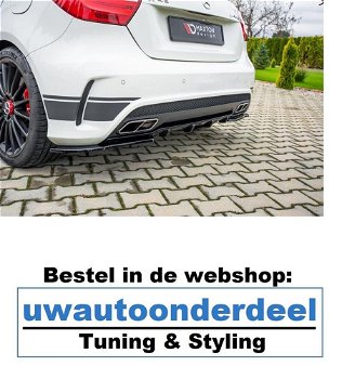 Maxton Design Mercedes A45 AMG Spoiler Lip Splitter W176 - 4