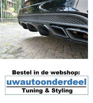 Maxton Mercedes C63 AMG ESTATE Spoiler Lip Splitter - 2