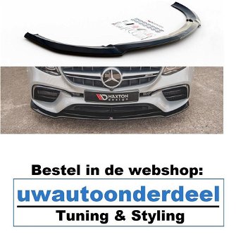 Maxton Mercedes E63 AMG W213 Spoiler Lip Splitter - 2