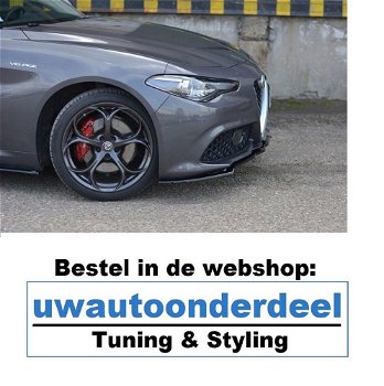 Maxton Design Alfa Romeo GIULIA VELOCE Spoiler Lip Spliter - 3