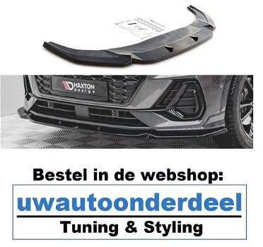 Maxton Design Audi Q3 Sportback Spoiler Lip Splitter - 2