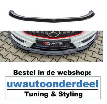 Maxton Design Mercedes A45 AMG Coupe Spoiler Lip Splitter - 3