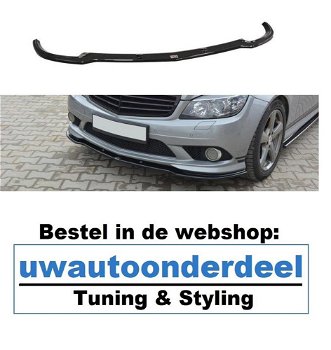 Maxton Design Mercedes W204 C klasse AMG Spoiler Lip Splitter - 2