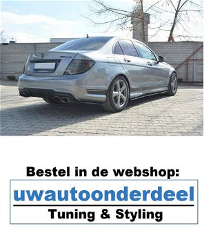 Maxton Design Mercedes W204 C klasse AMG Spoiler Lip Splitter - 5