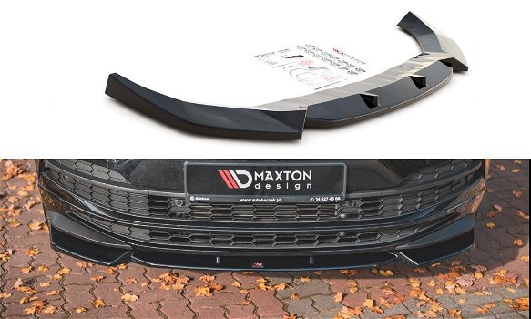 Maxton Design Skoda Karoq Spoiler Lip Splitter Styling - 5