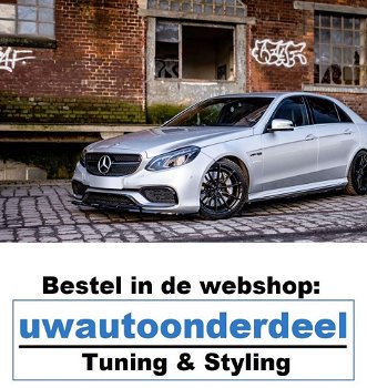 Maxton Design Mercedes W212 C63 AMG Spoiler Lip Splitter - 6