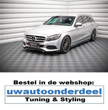 Maxton Design Mercedes C Klasse W205 Spoiler Lip Splitter - 0