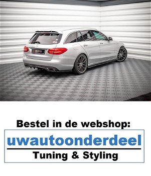 Maxton Design Mercedes C Klasse W205 Spoiler Lip Splitter - 2