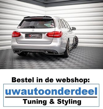 Maxton Design Mercedes C Klasse W205 Spoiler Lip Splitter - 5