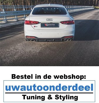 Maxton Design Audi A5 Sportback Spoiler Lip Splitter - 2