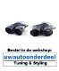 Uitlaat Sierstuk Zwart Mercedes E Klasse W213 AMG Look - 1 - Thumbnail