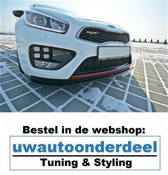 Kia Ceed Spoiler Lip Splitter Voorspoiler Tuning - 0