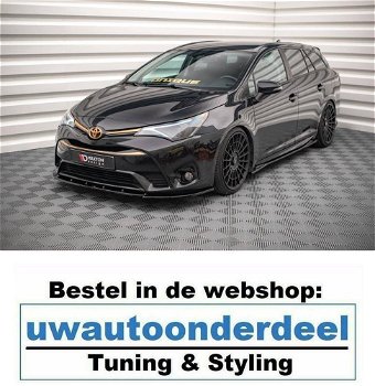 Toyota Avensis Spoiler Lip Splitter Styling Sideskirt - 0