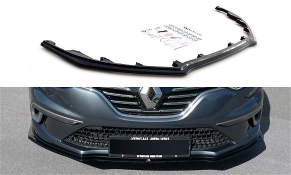 Renault Megane GT Spoiler Lip Splitter Styling - 2