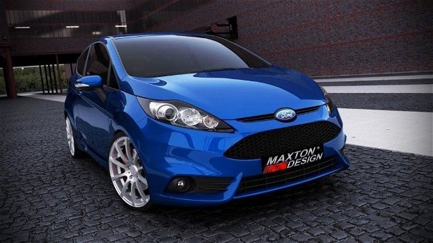 Ford Fiesta MK7 Standaard Spoiler Lip Splitter RS - 4