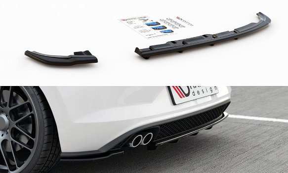 Vw Polo MK6 GTI Spoiler Splitter Lip Diffuser - 2