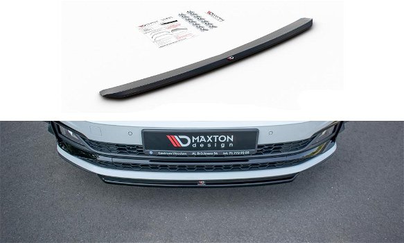 Vw Polo MK6 GTI Spoiler Splitter Lip Diffuser - 7