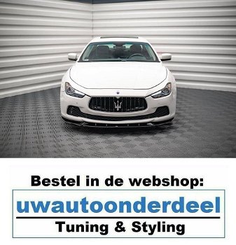 Maserati Ghibli Mk3 Spoiler Voorspoiler Lip Splitter - 0