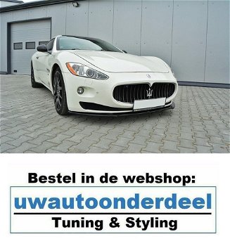 Maserati Granturismo Spoiler Voorspoiler Lip Splitter - 0