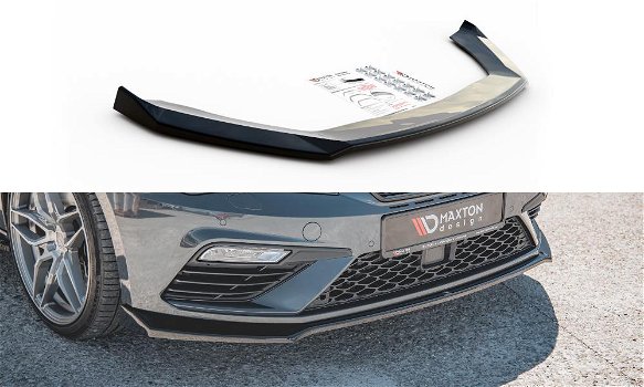 Seat Leon Cupra / FR MK3 Facelift Spoiler Voorspoiler Splitter - 6