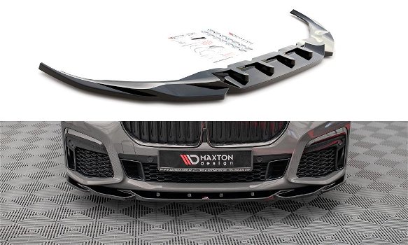 Bmw 7 serie G11 M Pack Facelift Spoiler Voorspoiler Lip Splitter - 4