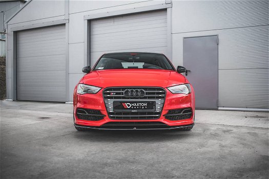 Audi S3 / A3 S Line Sedan Cabrio Voorspoiler Lip Splitter - 2