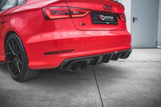 Audi S3 / A3 S Line Sedan Cabrio Voorspoiler Lip Splitter - 6