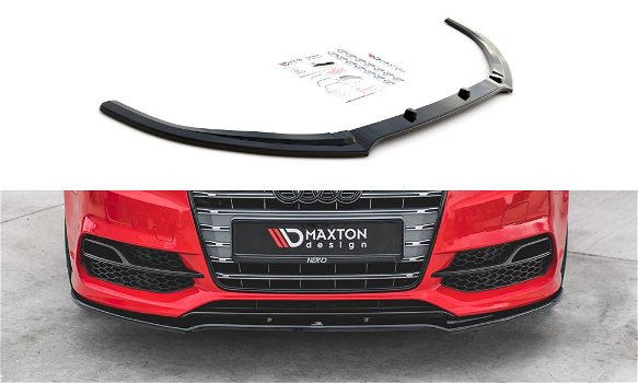 Audi S3 / A3 S Line Sedan Cabrio Voorspoiler Lip Splitter - 7