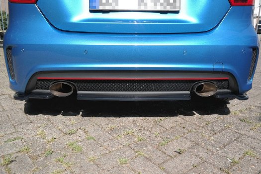 Mercedes W176 AMG Line Spoiler Voorspoiler Lip Splitter - 2