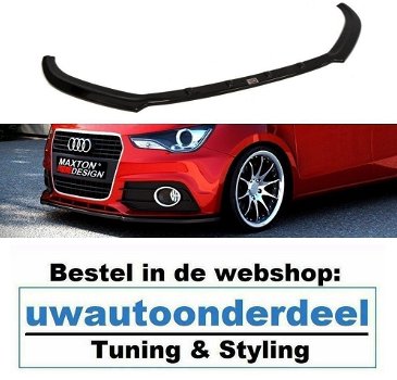 Maxton Design Audi A1 Spoiler Voorspoiler Lip Splitter - 0