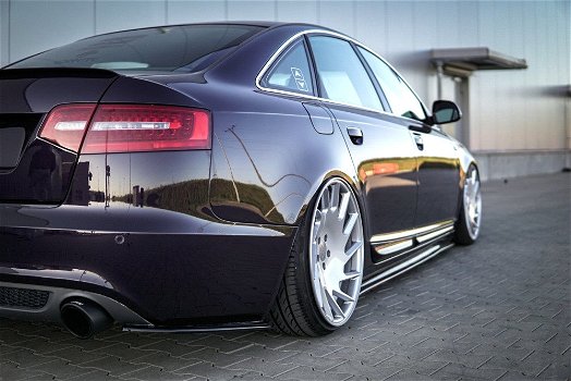 Audi A6 C6 S Line Spoiler Voorspoiler Lip Splitter - 4