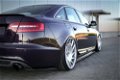 Audi A6 C6 S Line Spoiler Voorspoiler Lip Splitter - 4 - Thumbnail