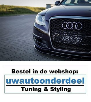 Audi A6 C6 S Line Facelift Limousine Spoiler Voorspoiler Lip Splitter - 0